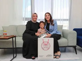 Esra Masatlı, Yüreğimizdeki Işık Projesi kapsamında ailelerle bir araya geldi
