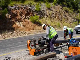 Fethiye Gökçeovacık su isale grup hattı yenileniyor
