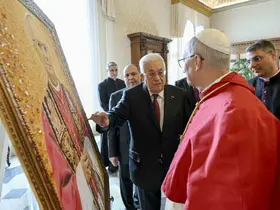 Filistin Devlet Başkanı Abbas ile Papa 14’üncü Leo’dan ilk görüşme
