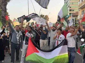 Filistin konvoyu Adana’da destek mitingiyle karşılandı
