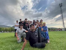 Filistin’in özgürlüğü için 15 metrelik uçurtmayı havalandırdılar
