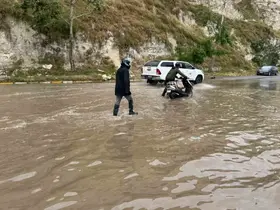 Fırat Nehri taştı, her yeri su bastı
