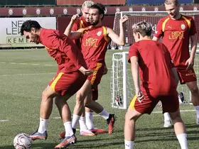 Galatasaray, Göztepe maçı hazırlıklarını sürdürdü
