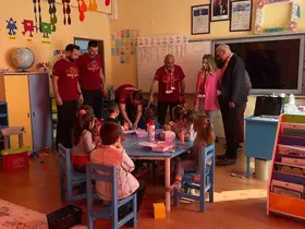 Galatasaray taraftar grubu Giresun’da kalpleri ısıttı
