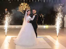 Gazeteci Hüseyin Tülek ve Fatmanur çiftinin en mutlu günü

