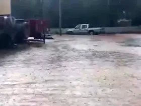 Gaziantep’te etkili olan dolu ve sağanak hayatı olumsuz etkiledi
