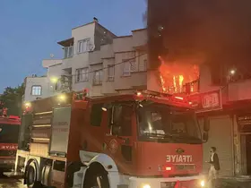 Gaziantep’te korkutan ev yangını: 1 yaralı
