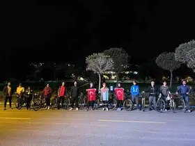 Gazze için pedal çevirdiler
