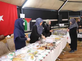 Gazze’ye umut için Oltu’da  hayır çarşısı
