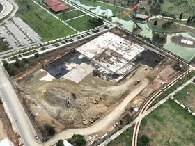 Gebze Millet Bahçesi Camii’nde temel ve betonarme mesaisi
