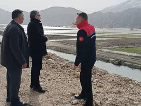 Gembos Ovası'nda taşkın sonrası inceleme