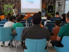 Gençlere dijital dünyanın riskleri anlatıldı
