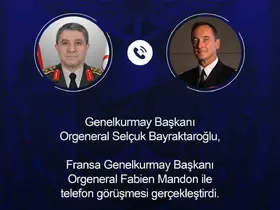 Genelkurmay Başkanı Bayraktaroğlu, Fransız mevkidaşı Mandon ile görüştü
