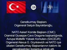 Genelkurmay Başkanı Orgeneral Bayraktaroğlu, NATO üye ülkeleri genelkurmay başkanlarının katıldığı toplantıya iştirak etti
