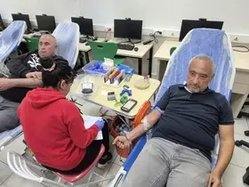 Gerze’de hayat kurtaran kan bağışı kampanyası

