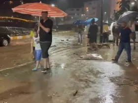 Giresun’da şiddetli yağışlar sonrası derelerin su seviyesi yükseldi
