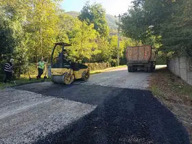 Gökçedere ve Taşlık köylerinde asfalt çalışmaları tamamlandı
