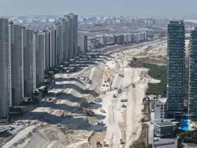 Gökdelenler arasında yüzlerce iş makinesi İstanbul’a nefes aldıracak yol için çalışıyor
