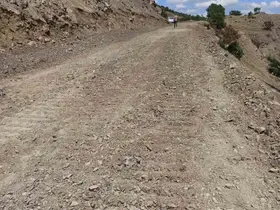 Gökdere-Beyhan sahil yolunda çalışmalar başladı
