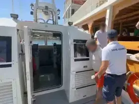 Gökova Körfezinde gezi teknesinde yaralanan vatandaşa tıbbi tahliye

