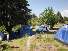 Görme engellilerin yaylada çadır kampı başladı