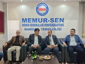 Gültekin’den Memur-Sen’e ziyaret
