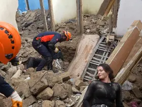Gümüşhane’de deprem tatbikatı
