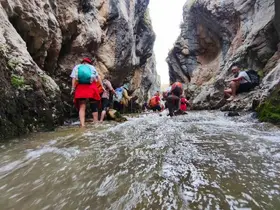 Gümüşhane’de doğaseverler Yılanlı Kanyon’u keşfetti
