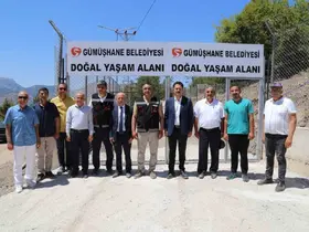 Gümüşhane’de sokak hayvanları için doğal yaşam alanı açıldı
