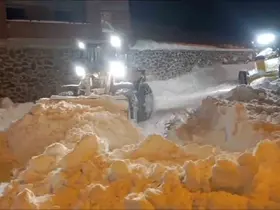 Gümüşhane’nin zirvelerinde kar seferberliği
