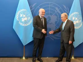 Guterres’ten Sinirlioğlu’na sıcak karşılama: "Evine hoş geldin"

