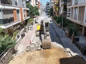 Güzelhisar’da yollar yenileniyor
