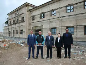 Hafik Devlet Hastanesi inşaatında sona yaklaşıldı
