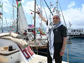 HAK-İŞ Başkanı Arslan, Global Sumud Filosu ile vicdan yolculuğuna devam ediyor
