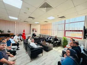 Hak-İş İl Başkanı Aküzüm, Başhekim Avınca ile görüştü
