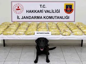 Hakkâri’de 21 kilo 700 gram metamfetamin ele geçirildi
