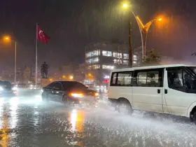 Hakkari’de yağmur yağışı
