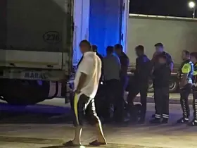 Hamzabeyli tır larkında 3 düzensiz göçmen yakalandı
