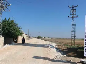 Harran’da yollar büyükşehir belediyesiyle yenileniyor
