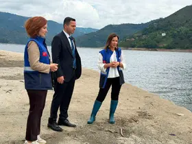 Hasan Uğurlu Baraj Gölü’ne 250 bin yavru sazan bırakıldı
