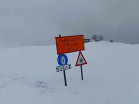 Hasköy-Mutki yolu tipi nedeniyle ulaşıma kapatıldı
