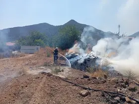 Hassa’da bahçe yangını kontrol altına alındı
