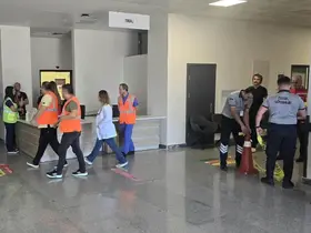 Hastanede rehine tatbikatı gerçekleştirildi
