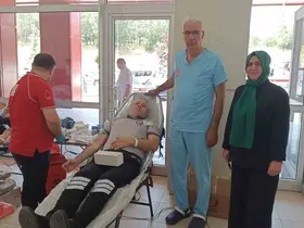Havza Devlet Hastanesi’nde kan bağışı: 30 ünite kan toplandı
