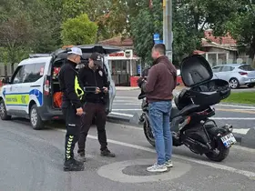 Hayrabolu’da motosiklet sürücülerine yönelik denetim

