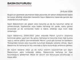 Hazine ve Maliye Bakanlığından Bakan Şimşek hakkındaki iddialara yalanlama
