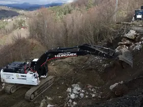 Heyelan alanında çalışmalar tamamlandı
