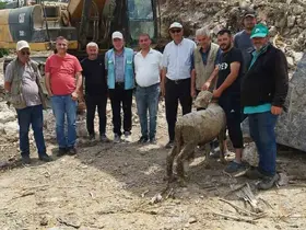Hisarcık-Gediz kara yolunda çalışmalar yeniden başladı
