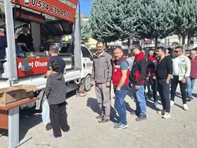 Hisarcık İlçe Hastanesinde 3 bin kişiye lokma ikramı
