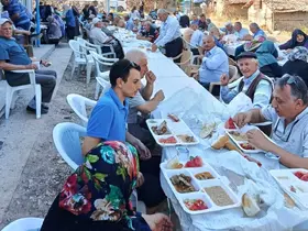 Hisarcık Şeyhçakır köyünde geleneksel hayır yemeği düzenlendi
